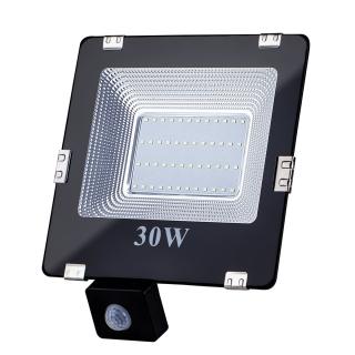 Naświetlacz LED CZUJNIK PIR 30W 2100lm IP65 - b. dzienna