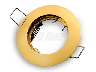 Oprawa - LED line, okrągła, stała, odlew - złota