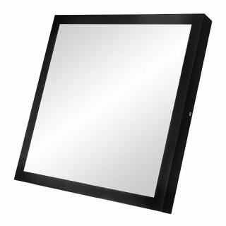 Panel LED natynkowy 40x40cm Czarny 36W - Biała Ciepła