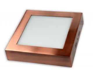 Panel / plafon LED 12W MOSIĄDZ natynkowy kwadrat - b. ciepła