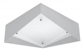 Plafon LED AVIOR 22W 2000lm 30x30 szary - 3000K