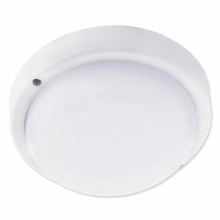 Plafon LED MAKS 12W IP54 biały z czujnikiem - barwa neutralna