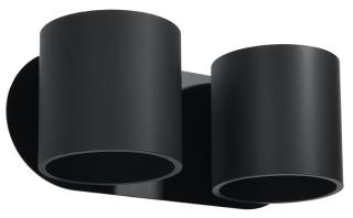 Podwójny kinkiet ścienny ORBIS 2xG9 czarny