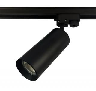 Reflektor szynowy 1-fazowy GU10 60x140mm czarny