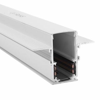 Szyna magnetyczna 3-fazowa Biała gips-karton 12,5mm - 300cm