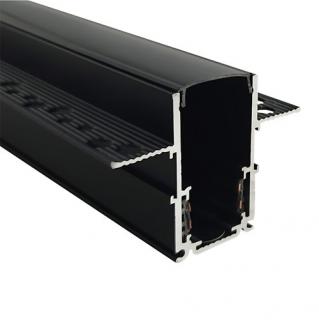 Szyna magnetyczna F-LINE gips-karton 12,5mm czarna - 3 metry