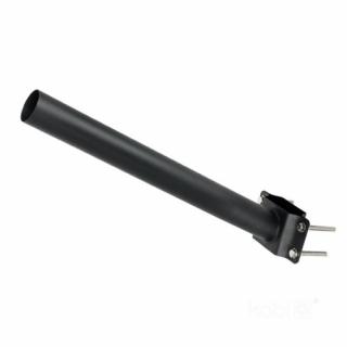 Uchwyt 50 cm do lamp i słupów oświetleniowych FI48mm czarny