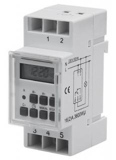 Włącznik czasowy TGE-12 na szynę DIN