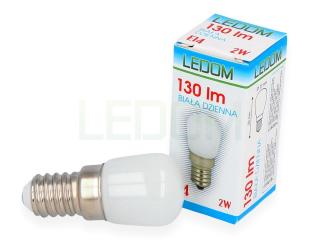 Żarówka LED E14 2W 130lm 230V LEDOM - b. dzienna