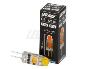 Żarówka LED line® G4 1,5W 12V 120lm COB - biała zimna