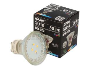 Żarówka LED line GU10 1W 230V biała ciepła 2700K