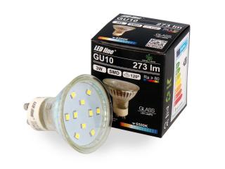 Żarówka LED line GU10 SMD 220-260V 3W 273lm 120° biała zimna 6500K