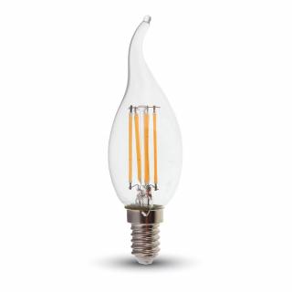 Żarówka LED V-TAC 4W Filament E14 Świeczka Płomyk VT-1997 2700K 400lm