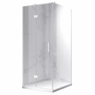 Biała kabina prysznicowa 90x90 kwadratowa drzwi uchylne KZ01C _________WYSYŁKA 24H__________