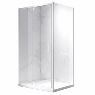 Biała prostokątna kabina prysznicowa 120x90 drzwi uchylne KZ07C _________WYSYŁKA 24H__________
