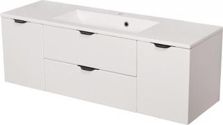 Biała szafka łazienkowa z umywalką 120 cm Victa ✖️AUTORYZOWANY DYSTRYBUTOR✖️