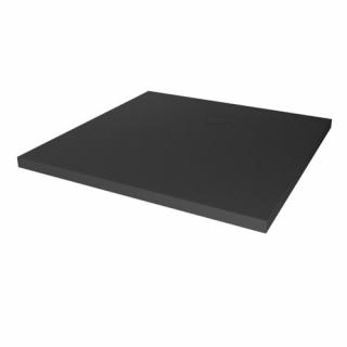 Brodzik kwadratowy 90x90 konglomerat kolor antracyt New Trendy Nex Shade B-0501