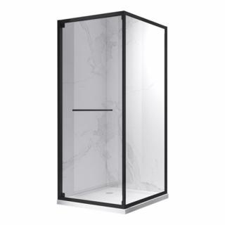 Czarna kabina prysznicowa kwadratowa 100x100 KZ16C Hydrosan _________WYSYŁKA 24H__________