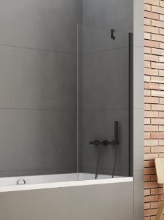 Czarny parawan nawannowy 90x140 cm P-0051 New Soleo Black New Trendy _________________RABAT W_SKLEPIE_________________