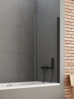 Czarny parawan nawannowy ruchomy 70x140 cm P-0039 New Soleo Black New Trendy _________________RABAT W_SKLEPIE_________________