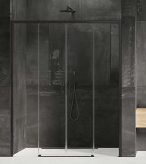 Drzwi prysznicowe 140 cm D-0341A Prime Black New Trendy _________________RABAT W_SKLEPIE_________________