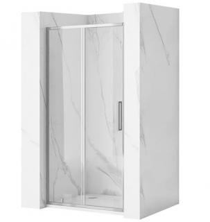 Drzwi prysznicowe rozsuwane 110 cm Rapid Slide Rea Chrom _________________RABAT_10%_W_SKLEPIE_________________