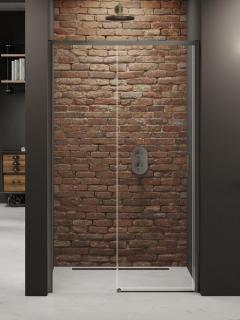 Drzwi prysznicowe rozsuwane lewe kolor stalowy 100 cm D-0885A Prime New Trendy Gunmetal Brushed _________________RABAT W_SKLEPIE_________________