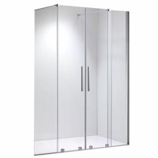 Drzwi prysznicowe rozsuwane szkło 8 mm szerokość 140 cm ASTRA-CH-DUO-140