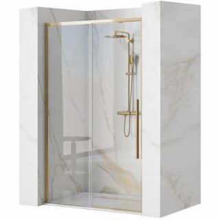 Drzwi prysznicowe szerokość 120 cm złote Solar Gold Rea _________________RABAT_10%_W_SKLEPIE_________________