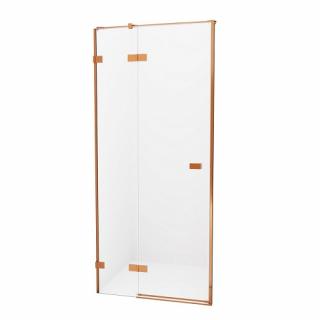 Drzwi prysznicowe uchylne lewe 100 cm EXK-3535 Avexa New Trendy Copper Brushed _________________SPRAWDŹ_OFERTĘ_W_SKLEPIE_________________