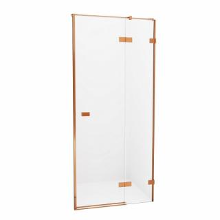 Drzwi prysznicowe uchylne prawe 100 cm EXK-3536 Avexa New Trendy Copper Brushed _________________SPRAWDŹ_OFERTĘ_W_SKLEPIE_________________