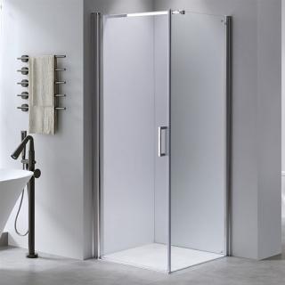 Kabina prysznicowa 100x100 kwadratowa drzwi pełne uchylne KZ1190C ✖️AUTORYZOWANY DYSTRYBUTOR✖️