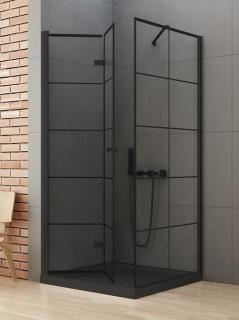 Kabina prysznicowa 90x90 lewa D-0289A/D-0120B New Soleo Black New Trendy _________________RABAT W_SKLEPIE_________________