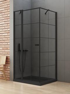 Kabina prysznicowa 90x90 lewa K-0579 New Soleo Black New Trendy _________________RABAT W_SKLEPIE_________________