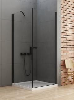Kabina prysznicowa kwadratowa 80x80 D-0230A/D-0114B New Soleo Black New Trendy _________________RABAT W_SKLEPIE_________________