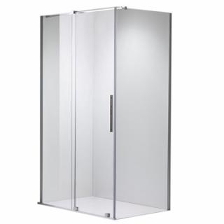 Kabina prysznicowa prostokątna drzwi rozsuwane narożna szkło 8 mm 130x80 cm ASTRA-CH-A-130+B80+E