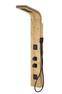 Panel natryskowy z drewna bambusowego czarny termostat Bao Corsan ✖️AUTORYZOWANY DYSTRYBUTOR✖️