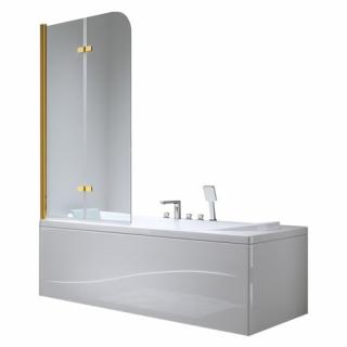Parawan wannowy składany złoty 100x140 PR04 _________WYSYŁKA 24H__________