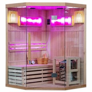 Sauna fińska 2 osobowa wysokotemperaturowa 3,5KW Harvia 120x120 cm Kemi2