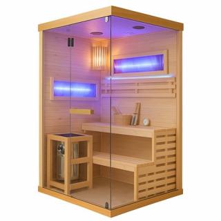 Sauna fińska 2 osobowa wysokotemperaturowa 3,5KW Harvia 120x120 cm Lark1-WD