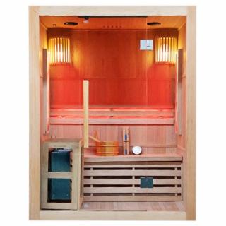 Sauna fińska 4 osobowa wysokotemperaturowa 4,5KW Harvia 150x120 cm Kemi3