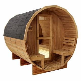 Sauna fińska ogrodowa zewnętrzna beczka 6 osobowa 210x240 Asker _________WYSYŁKA 24H__________