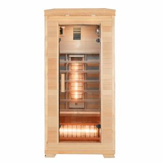 Sauna na podczerwień 2-osobowa 105x90 cm grzejniki kwarcowe i karbonowe Bergen1 Infrared _________WYSYŁKA 24H__________