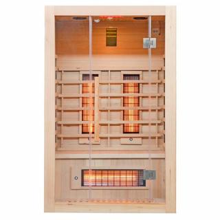 Sauna na podczerwień 3-osobowa 120x105 cm grzejniki kwarcowe i karbonowe Alta2 Infrared _________WYSYŁKA 24H__________