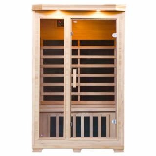 Sauna na podczerwień 3-osobowa 120x120 cm grzejniki karbonowe Lahti2 Infrared