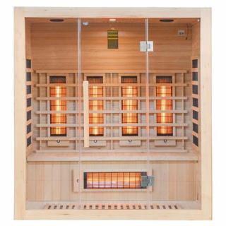 Sauna na podczerwień 4-osobowa 175x120 cm grzejniki kwarcowe i karbonowe Alta5 Infrared _________WYSYŁKA 24H__________