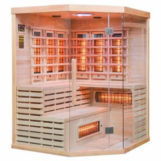 Sauna na podczerwień 5-osobowa 150x150 cm grzejniki kwarcowe i karbonowe Alta4 Infrared ✖️AUTORYZOWANY DYSTRYBUTOR✖️