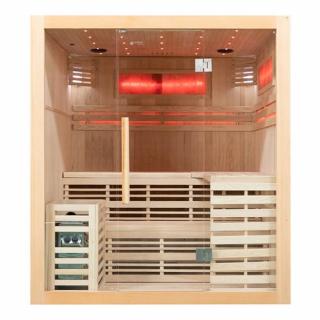 Sauna sucha fińska piec 6 KW Harvia BC60 + kamień solny 180X160X200CM MO-EA4-I Mazur