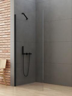 Ścianka prysznicowa 100 cm K-0770 New Soleo Black New Trendy _________________RABAT W_SKLEPIE_________________