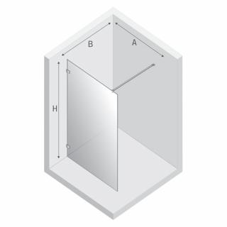 Ścianka prysznicowa 80 cm szkło 8mm EXK-0213 Eventa New Trendy _________________SPRAWDŹ_OFERTĘ_W_SKLEPIE_________________
